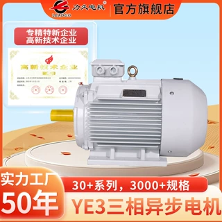 YE3系列超高效率三相异步电动机YE3-132M-4 10kW
