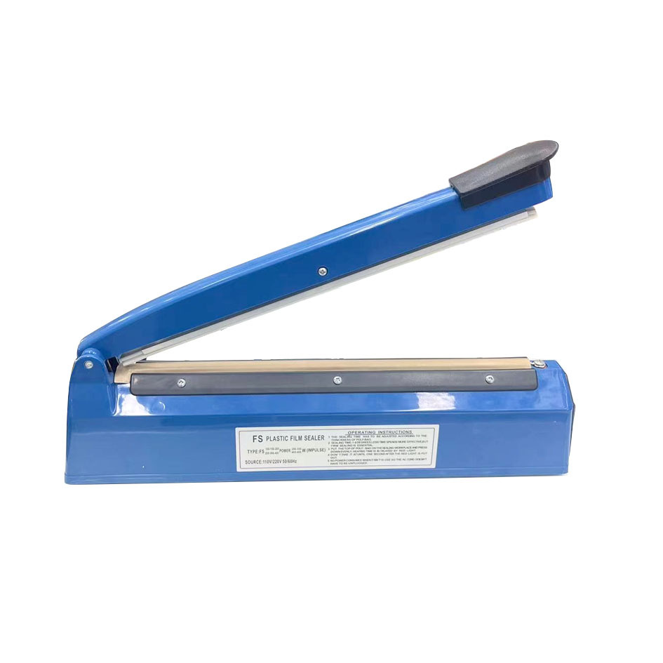 Máquina de sellado de alimentos pequeña comercial manual PFS Mooncake Bolsa de té de plástico Máquina de sellado de presión manual para el hogar 300