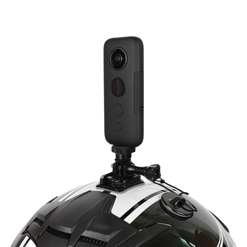 Insta360 x4/soporte para casco base fija 360x3 cámara de acción panorámica accesorios para ciclismo de motocicleta