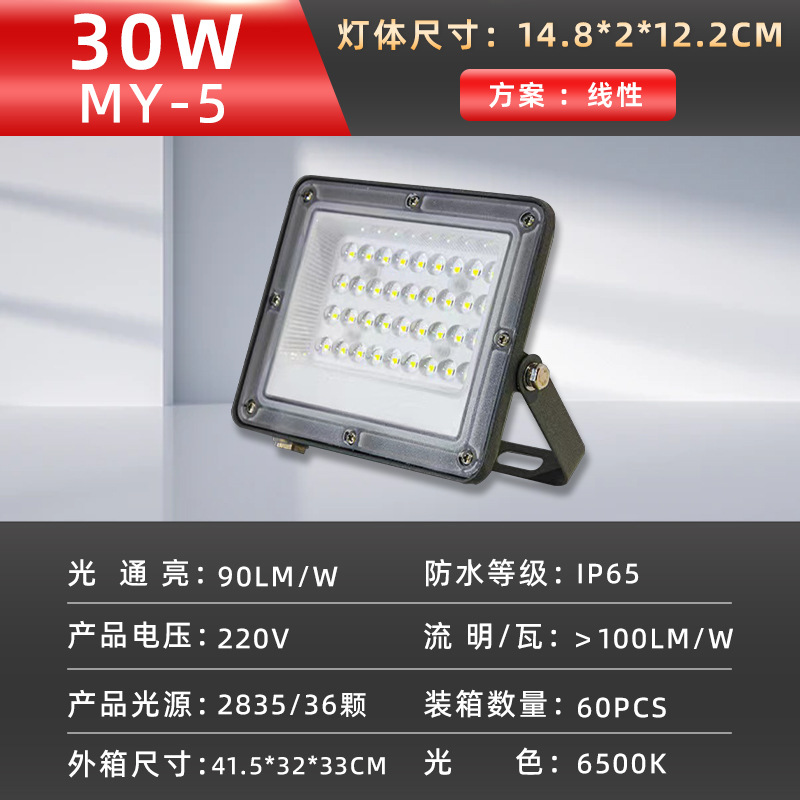 Lámpara de proyección al aire libre inducción de iluminación rural lámpara de calle led fabricante al por mayor a prueba de agua tipo foco de luz fuerte