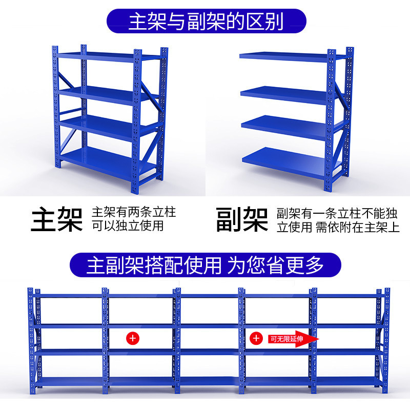 軽量中型大型貨物棚貯蔵倉庫倉庫鉄棚展示棚家庭用卸売り倉庫棚|undefined