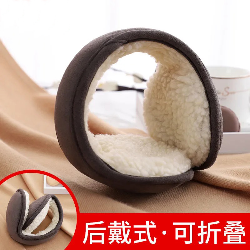 New Style Ear Muffs for Men and Women, Winter Fleece Lined Ear Warmers, Foldable Ear Covers for Cycling