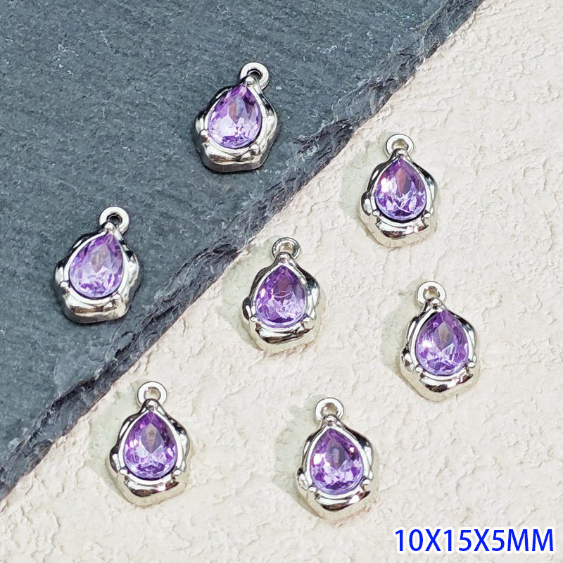 Exquisitos accesorios de joyería colgante de diamante de alta protección ultravioleta al por mayor collar DIY artesanal colgante de materiales de ropa de pulsera