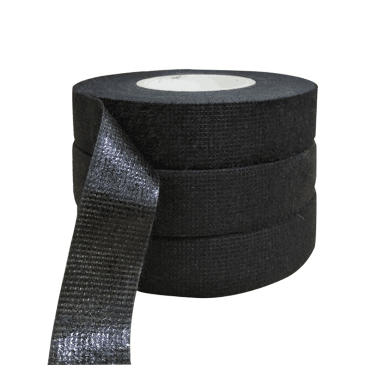 厂家直接批发绒布胶带/汽车电工胶布/毛绒胶布/黑色线束胶带