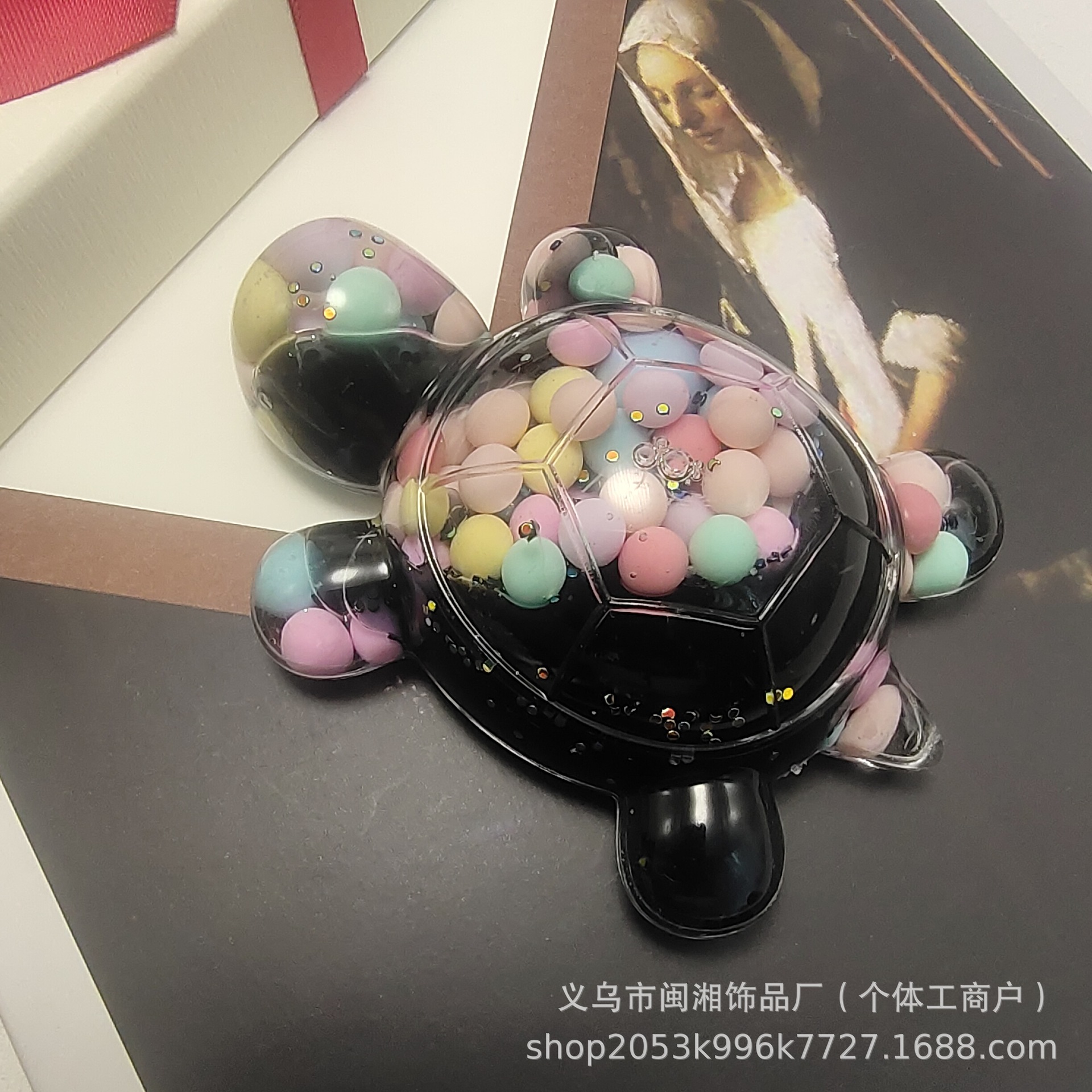 스타일 스물육 9.3cm 우유콩폭발구슬(블랙)