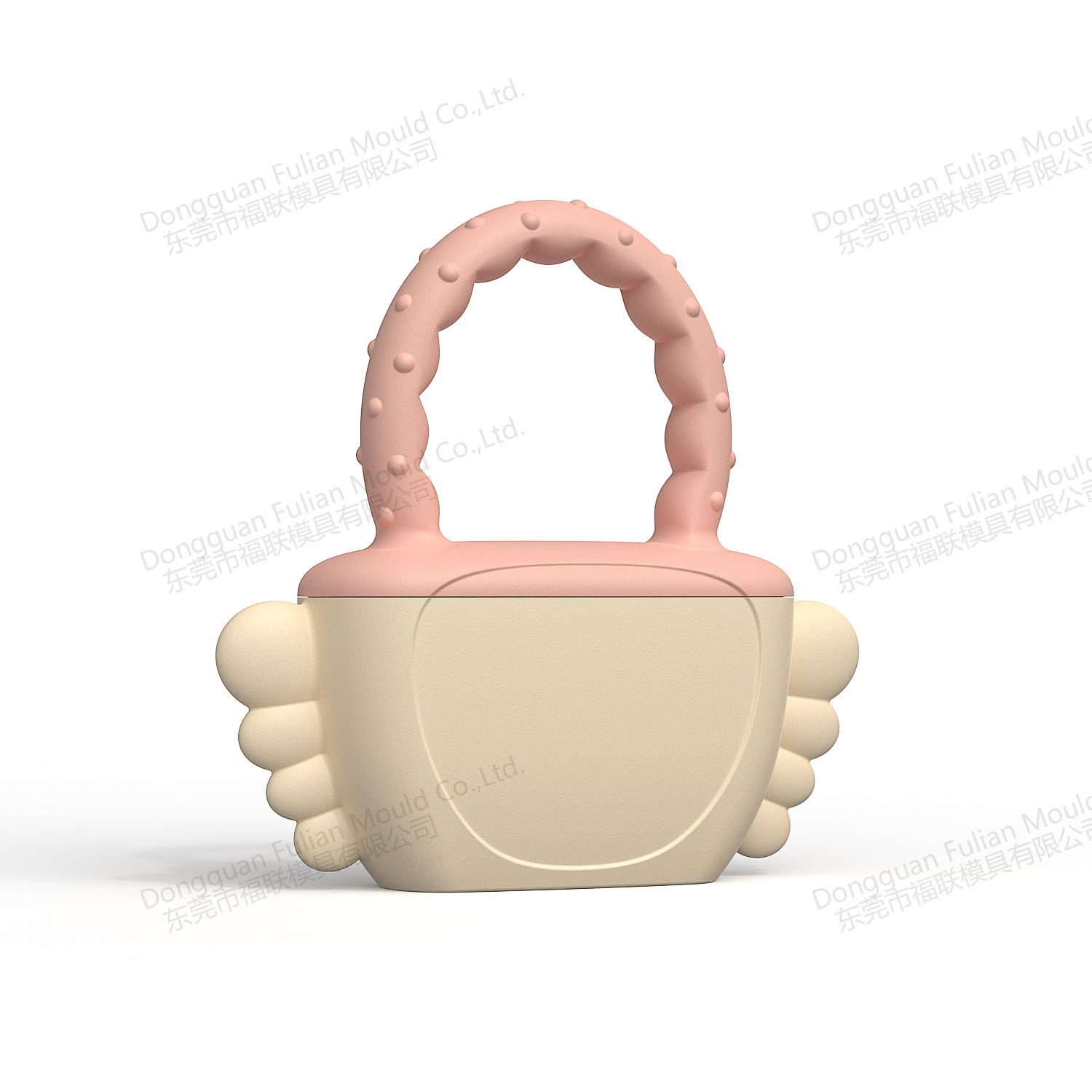 Nuevo juguete de masticación molar para bebés transfronterizo con mango mordisco congelado mordisco mordisco de silicona para bebés
