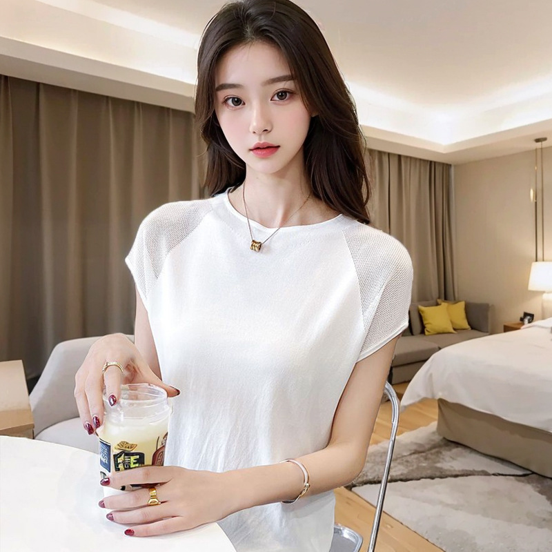 Knitted summer sweater