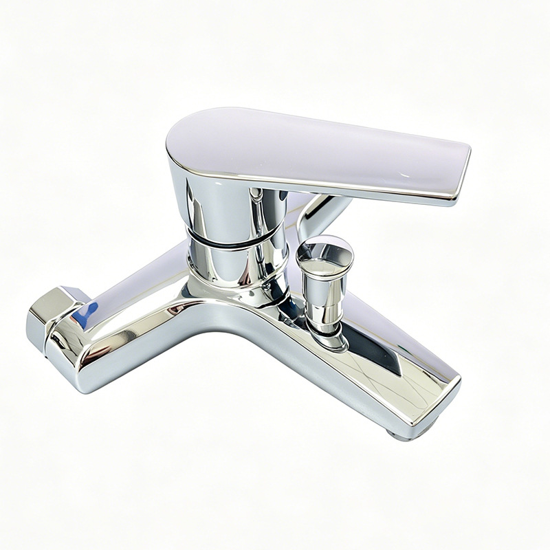 Triple Shower Faucet, Thickened and Weighted Bathtub Faucet, Showerhead Faucet, Bathroom Shower Splash-Proof Faucet