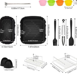 Cross-Border New Product Air Fryer Baking Pan Set Adapted to Philips Na350