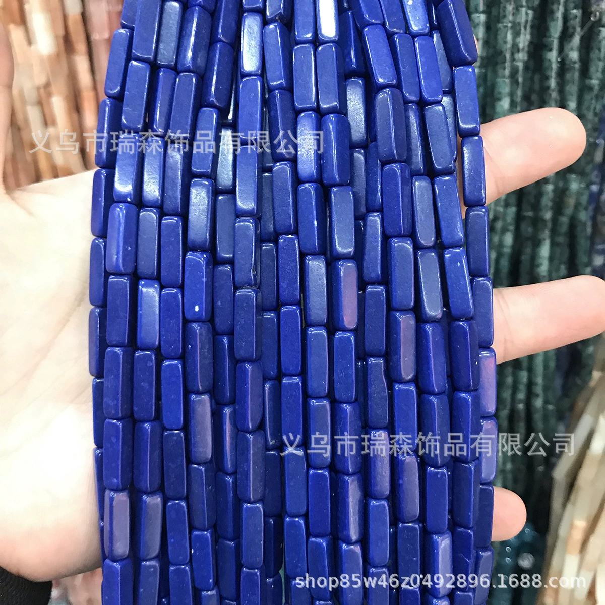 Rectangular beads, accessory, accessories, 4×13mm, DIY