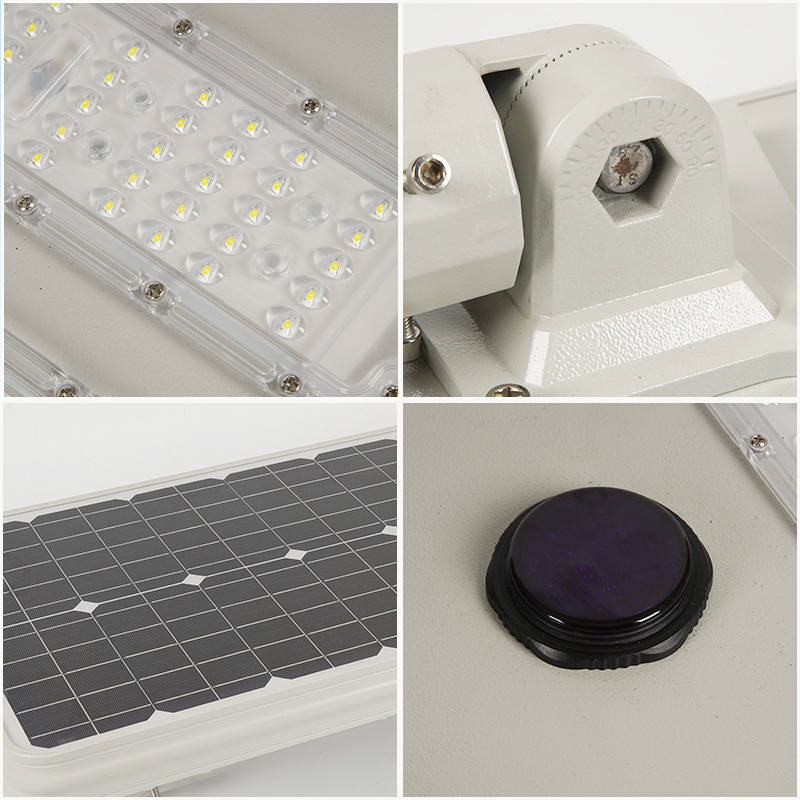 comercio exterior solar lámpara de carretera LED lámpara de patio inducción humana impermeable lámpara de carretera inteligente inducción