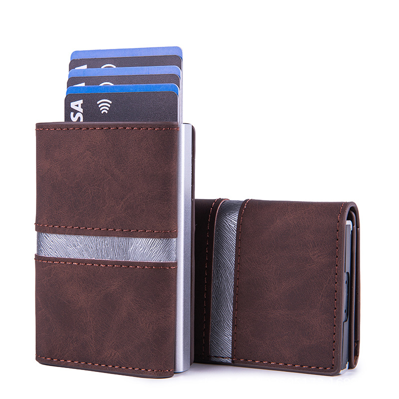 anti-magnetic handheld card holder for business cards