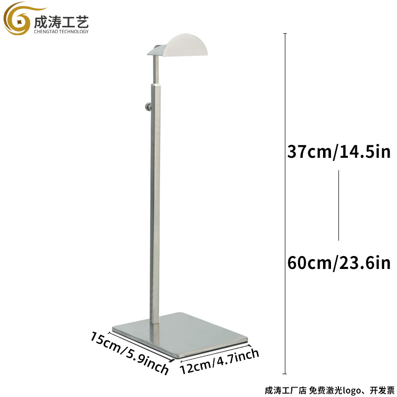 Шлифованная большая D-образная головка, утолщенная основа 5 мм.