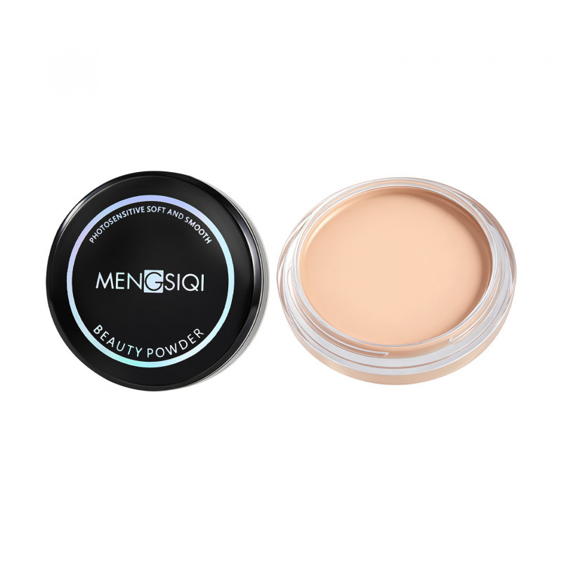 MENGSIQI polvo de belleza suave y suave, crema de hidratación, base de opacificación ligera, maquillaje al por mayor.