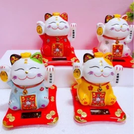 招财猫;陶瓷工艺品;创意礼品套装