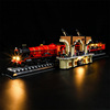 YEABRICKS兼容樂高76405霍格沃茨特快火車 珍藏版LED燈飾積木燈光