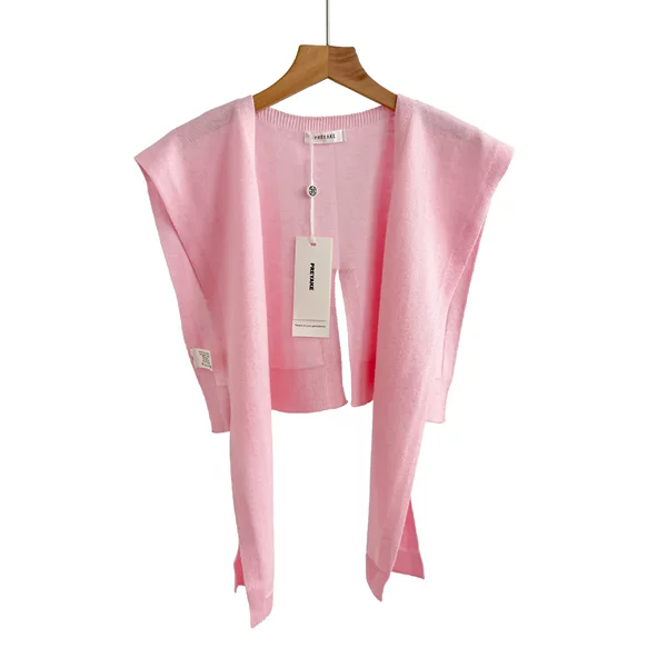Knitted Shawl with Slits for Women, 2026 New Summer Versatile Style, Knotted Cape, Soft Shoulder Cover for Air-Conditioned Rooms