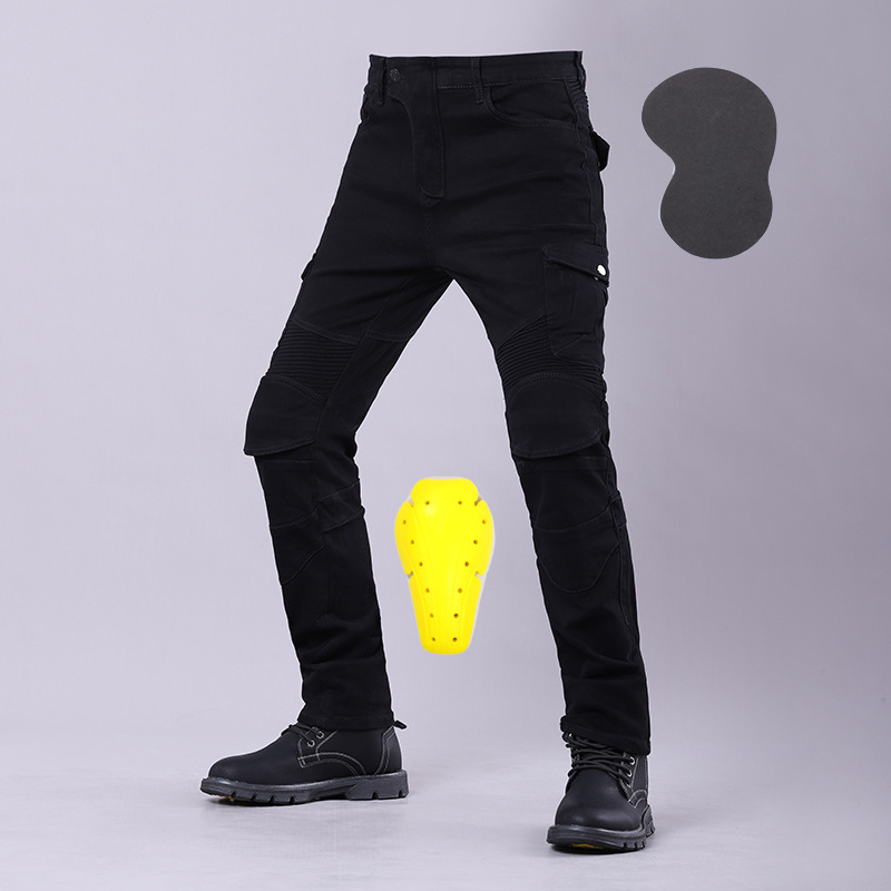 Factory wholesale motorcycle riding denim pants Four Seasons anti-fall Knight motorcycle racing pants protective GK-722