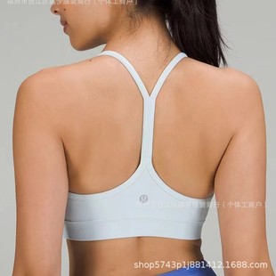 Lulu Original Label Same Style Sports Y-Shaped Vest Flow Y with Chest Pad Thin Intimates with Beautiful Back Fitness Yoga Top