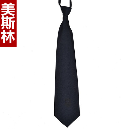 2011 New Security Work Clothes for Men and Women Hand-tied Zipper Tie Navy Blue Security Property Work Clothes Uniform Tie