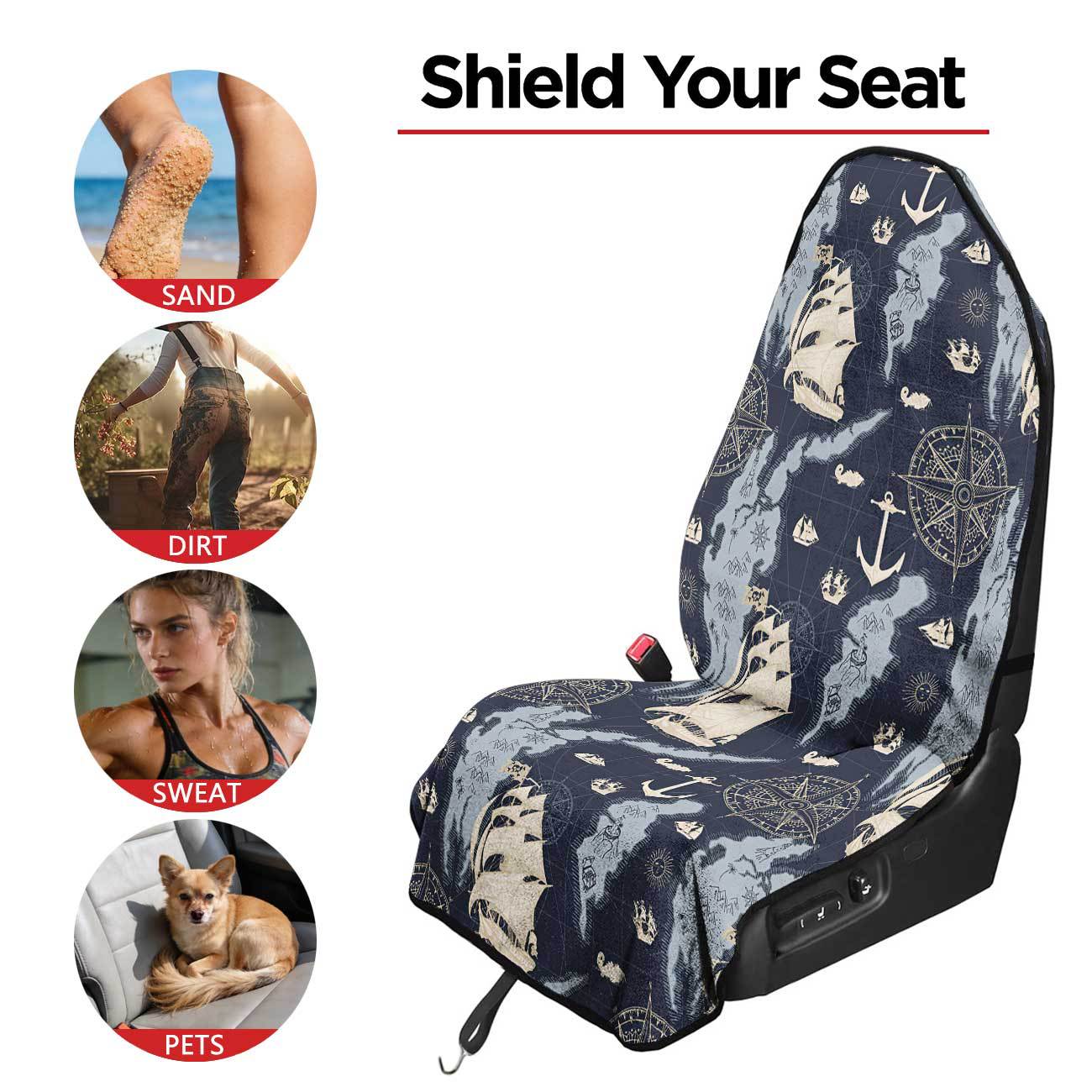 Car seat towel cover front seat protector suitable for gym and exercise, universal for all seasons, car use 132