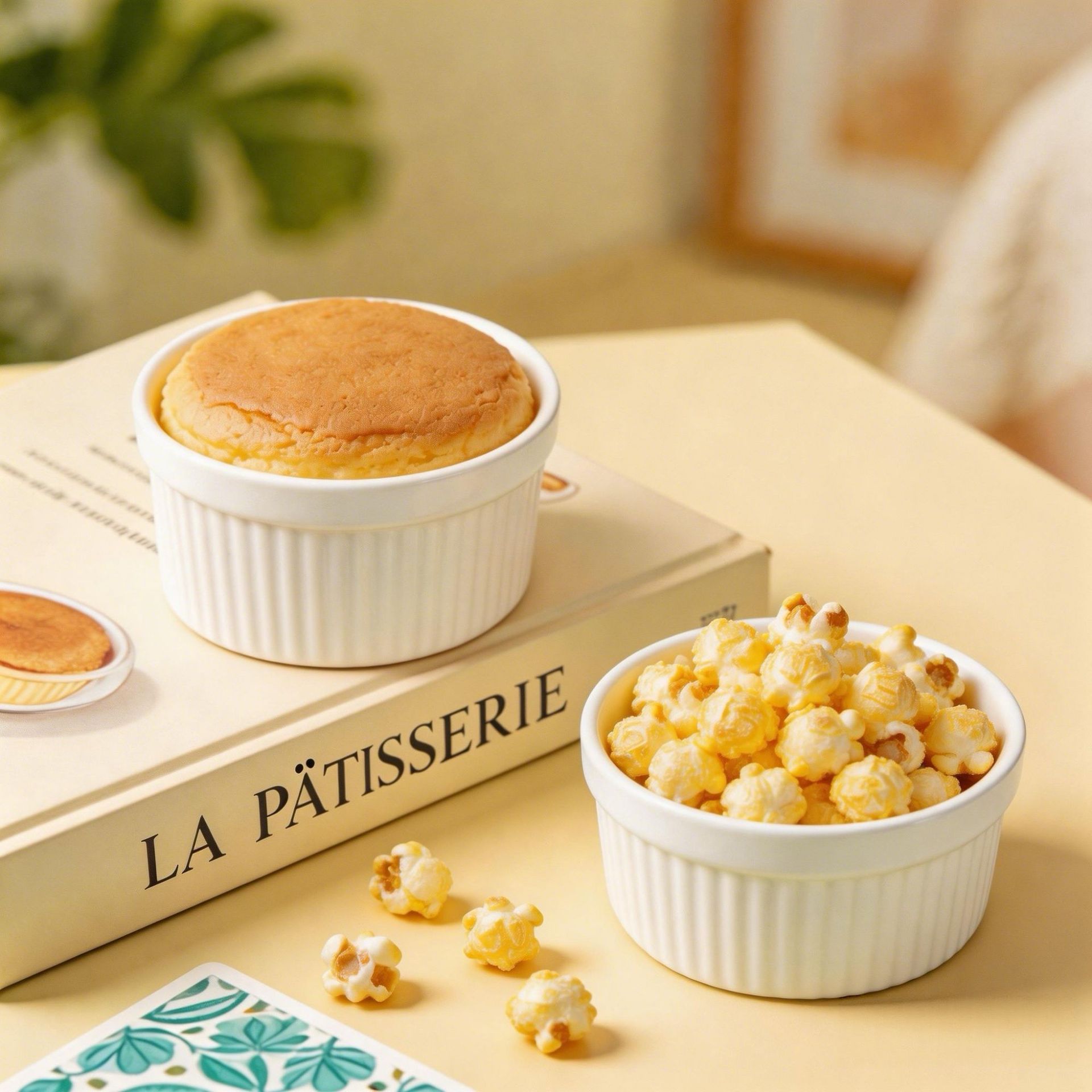 Tazas para pasteles al por mayor en stock, tazas de mimbre, cuencos para soufflé y pudín, cuencos redondos para huevos horneados, cuencos para hornear, cuencos de cerámica para mascotas.