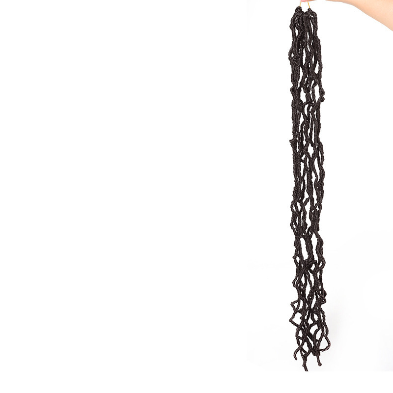 Capelli sintetici 30 pollici 1 confezione di estensioni dei capelli sintetici con treccia di radice all'uncinetto_voghion.com