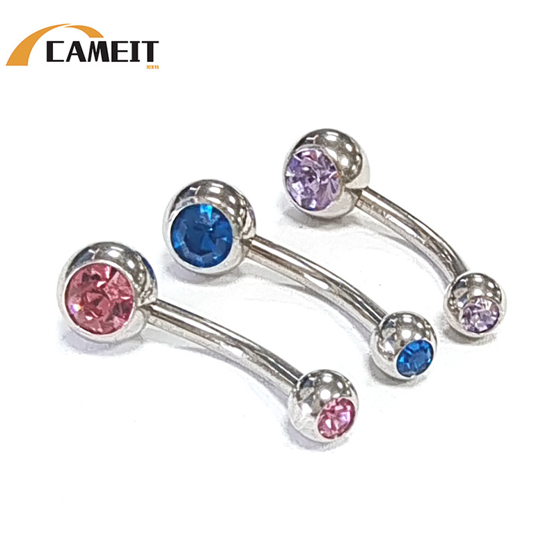 Belly button piercing stainless steel
