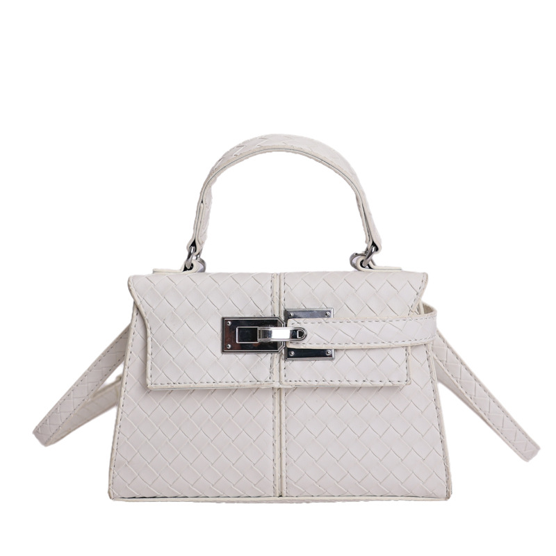 Nuevo bolso de tejido de mujeres de comercio exterior de textura de moda bolso cuadrado de tendencia transfronteriza Kelly bolso de alta calidad bolso de mochila