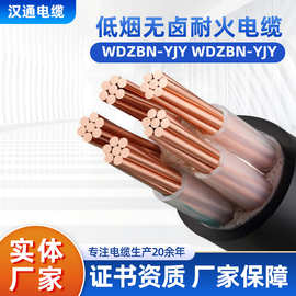 低烟无卤电力电缆WDZBN-YJY纯铜芯交联阻燃耐火4*16+1国标4*25+1