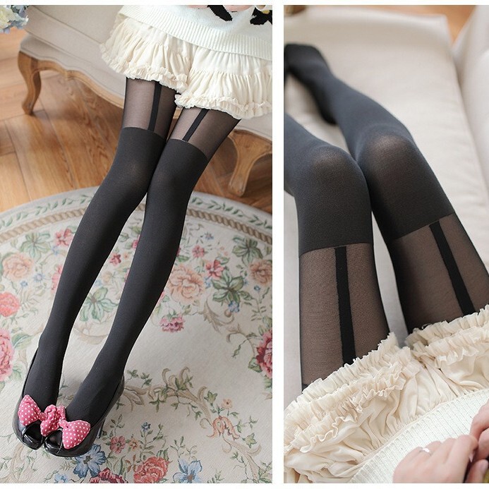 Sling fake thigh ASOS with single sling sexy jacquard stitching pantyhose bottoming socks wholesale