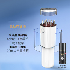 電動頭皮上薬頭部ミノ赤色ボールマッサージ育毛液導入櫛投与神器マッサージ器