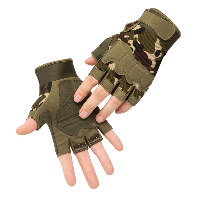 Tactical Half-Finger Gloves for Men and Women, Outdoor Paratrooper Protective Fishing Gloves, Comfortable and Breathable Wholesale