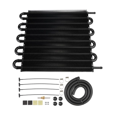 car radiator: Conditioning Exhaust Pipe Condenser Tube - 10-rows-of-black-condenser-tubes