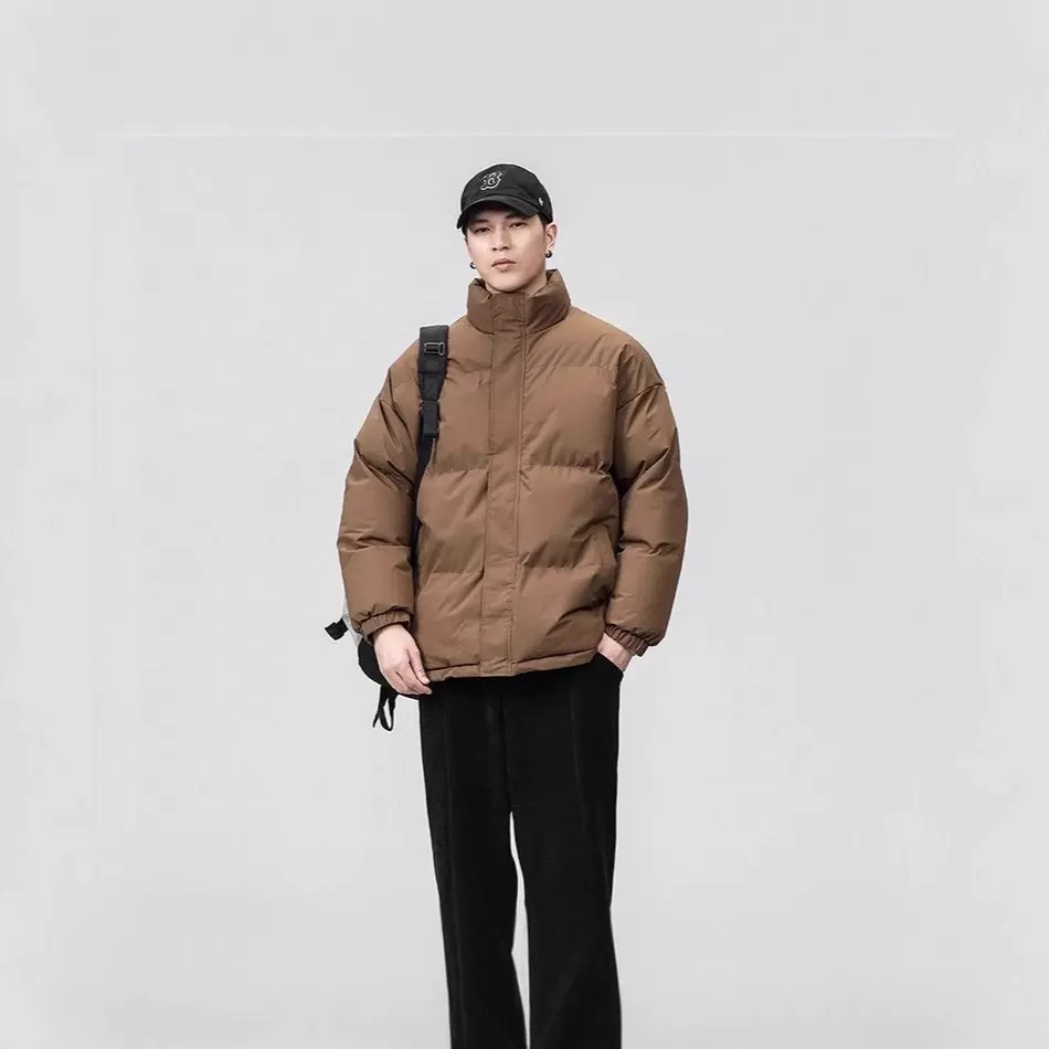 加厚棉衣男士冬季保暖面包服宽松羽绒棉服冬装外套上衣棉袄子男装