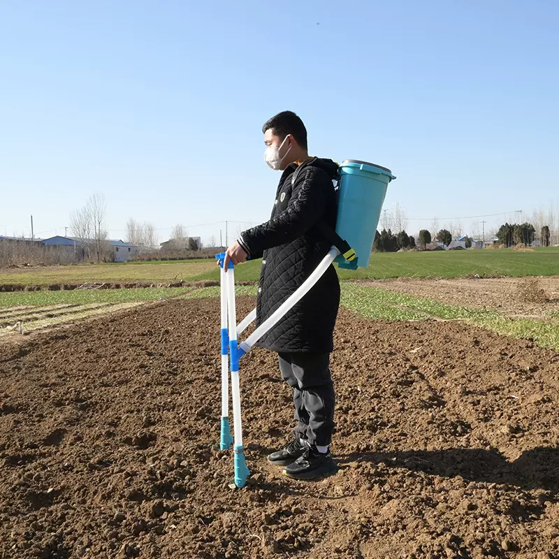 新款玉米施肥器农用追肥机背包式肥料机点肥双垄施肥神器施肥工具