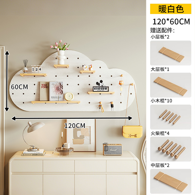 tronco viento madera sólida agujero tablero de agujero forma de ballena colgar percha de ropa radiador en la pared superior de la pared de almacenamiento de estantes image 22