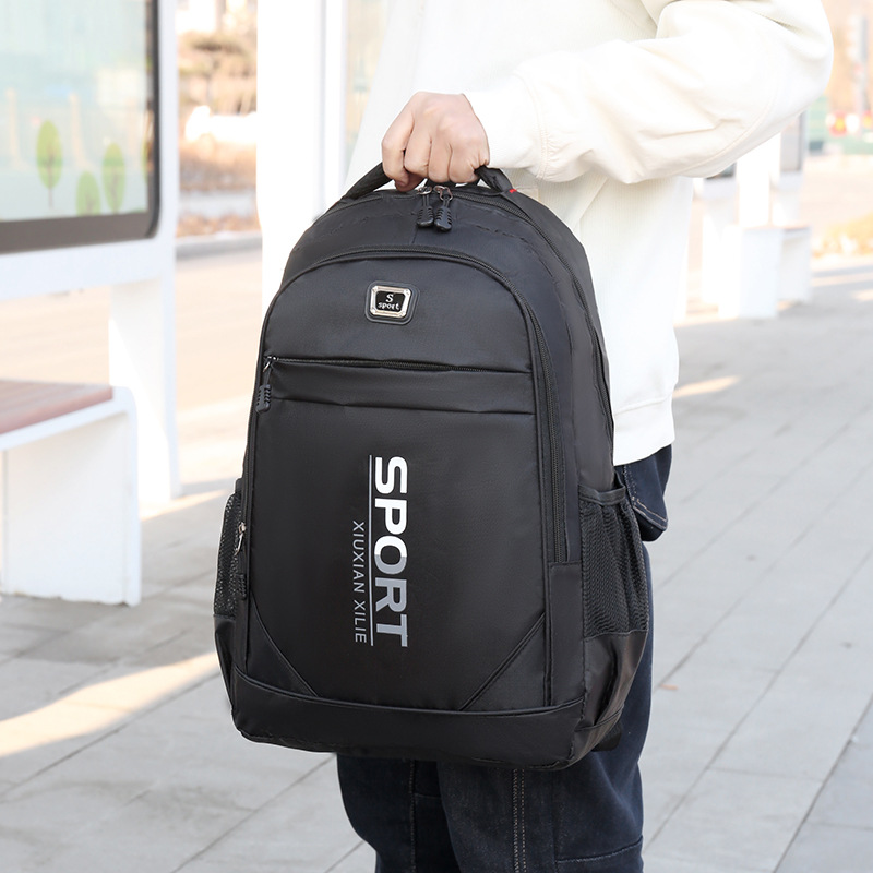 Bolsos de hombro para hombres de gran capacidad, mochilas de computadora para viajes de ocio, mochilas para estudiantes de secundaria, estudiantes de secundaria, estudiantes universitarios