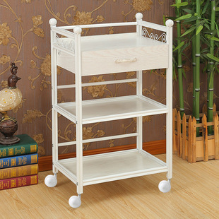 Beauty Instrument Cart with Drawer Beauty Salon Trolley Mobile Hand Push Tool Cart Storage Shelf Free Shipping
