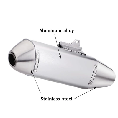 Front Exhaust Section S117 | Motorcycle exhaust pipe