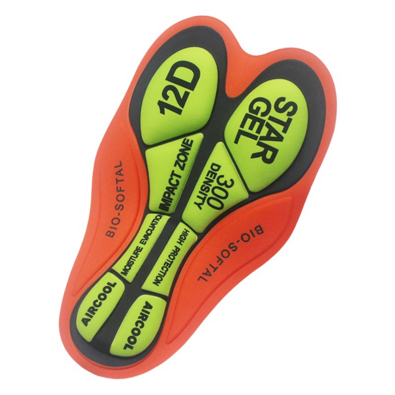 Comfortable mountain bike bicycle riding cushion universal cycling pants breathable shockproof breathable silicone sponge cushion