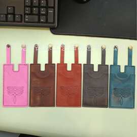跨境亚马逊新Fashion Leather Wallet手工钱包西部靴子钱包皮革