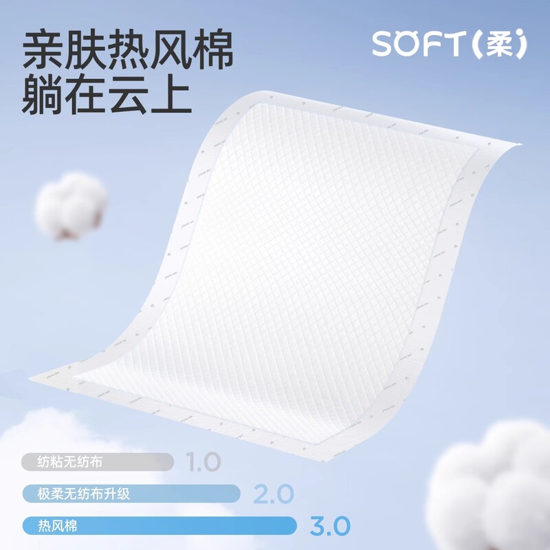 Jingqi 妊婦産褥パッド、産後パッケージ専用ケアパッド、使い捨てシーツ、L サイズ月経パッド 60x90|undefined