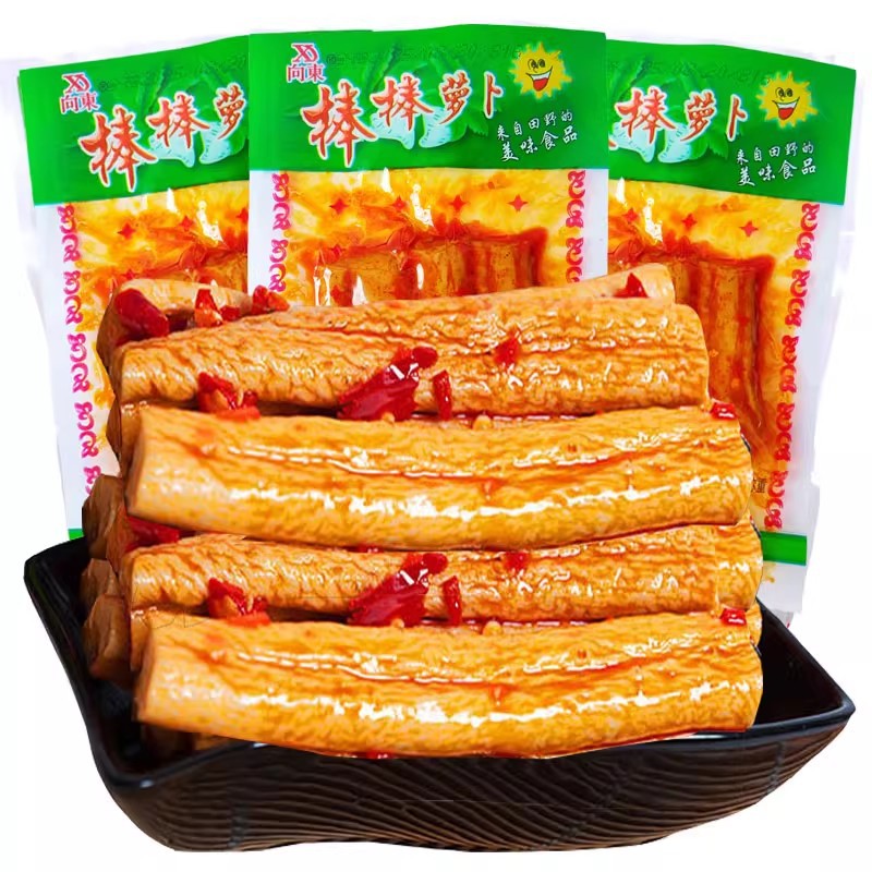 向东棒棒萝卜干甜脆萝卜18g小袋装香辣农家大刀开胃早饭酱菜即食