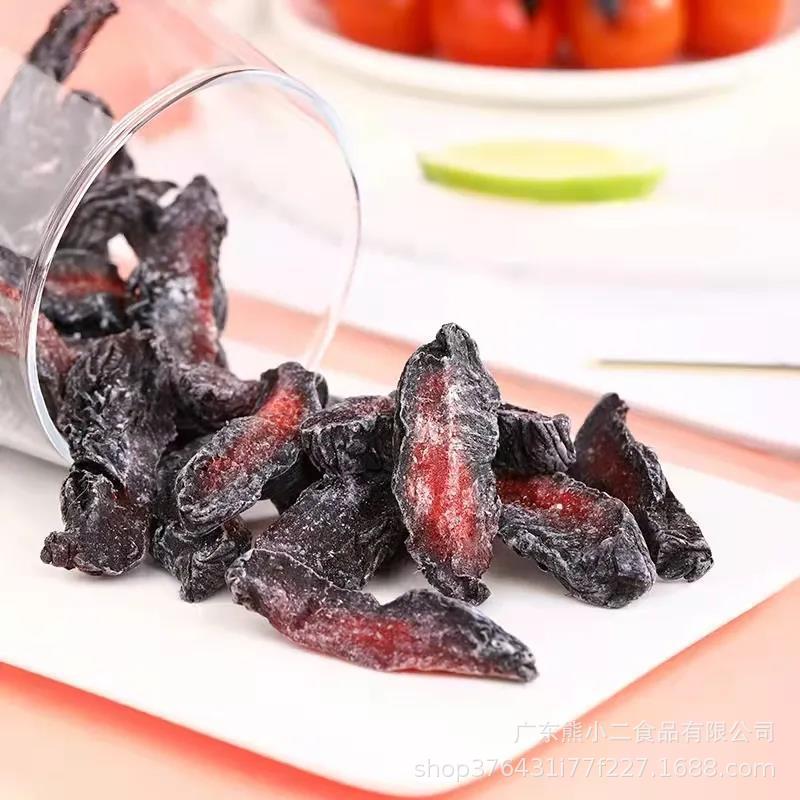 小番茄夹乌梅条肉圣女果西红柿网红台湾风味无核零食乌梅干办公室
