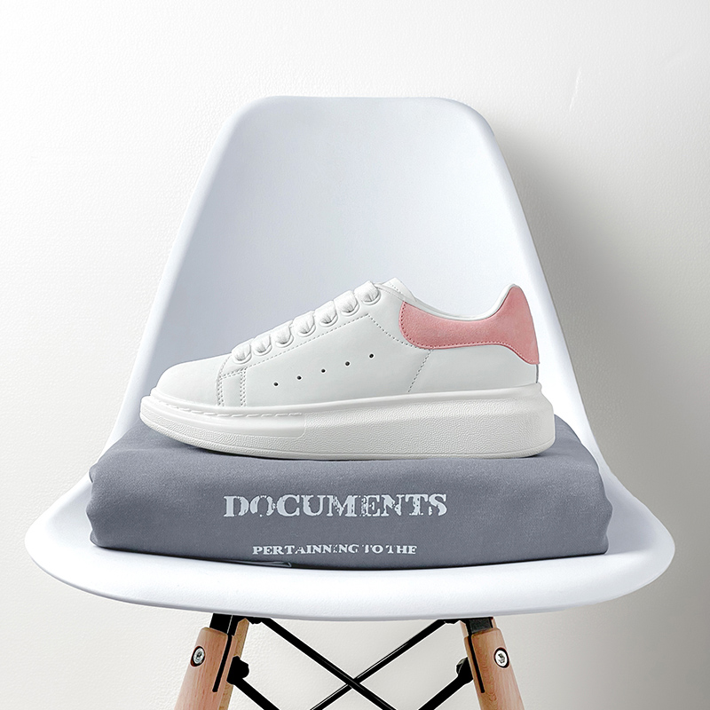 Zapatos Pitian transfronterizos, zapatos blancos McQueen de alta calidad, zapatos de pareja para hombres y mujeres, zapatos deportivos de skate de moda.