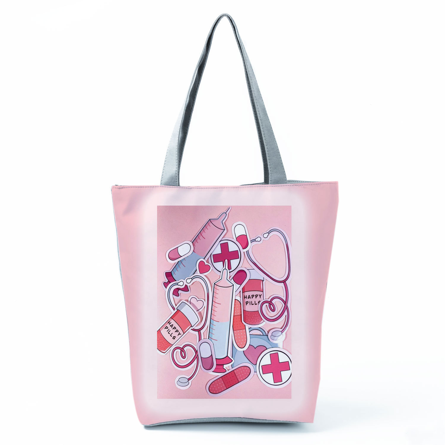 Women's Classic Style Syringe Polyester Shopping Bags display picture 4