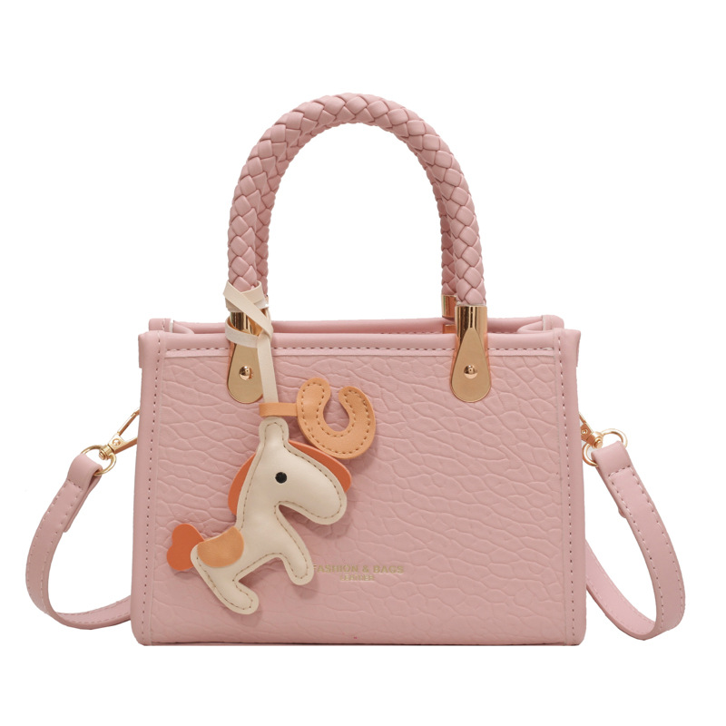 Bolso de mano transfronterizo para mujer 2025 nuevo estilo coreano simple y moderno bolso cuadrado pequeño bolso de mensajero de hombro de moda de viaje salvaje