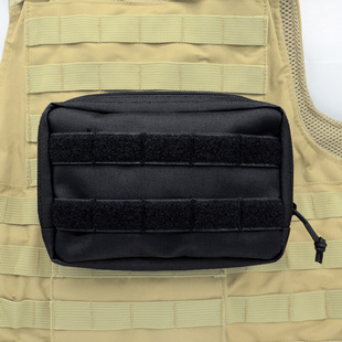 Kaudula Tactical Vest MOLLE Sub-bag Military Fan Accessory Bag EDC Tool Kit Outdoor Commuter Carry-on Pocket