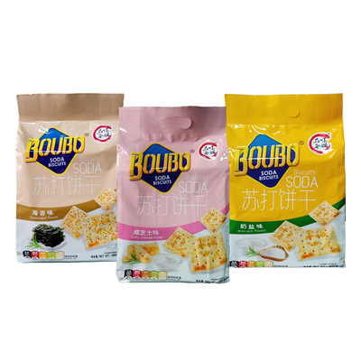品味本铺苏打饼干咸味奶盐芝士海苔小孩零食小吃代餐梳打